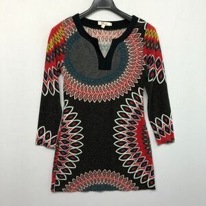 Aryeh Women Long Sleeve Boho Knitted Sweater Dress Size Small M184 -20